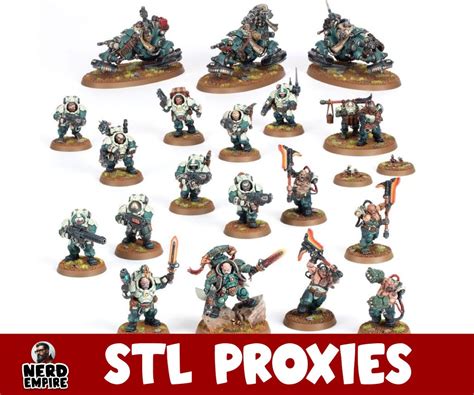 All weapon and equipment options for the standard IG troopers in 40k and Astra Militarum Killteam forces. . League of votann stl